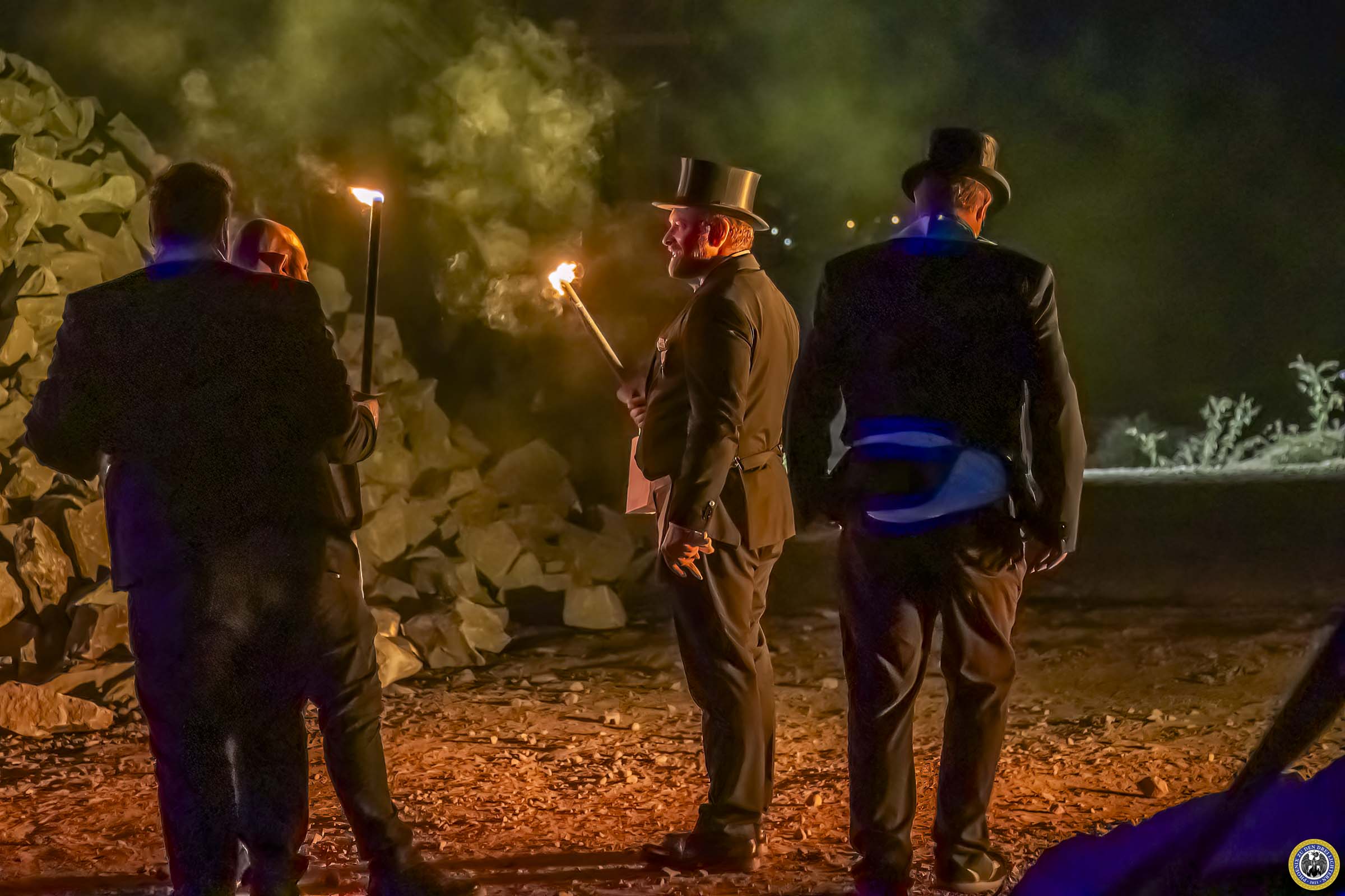 Phoenix zu den Drei Lichtern 138 Feldloge 2024 Fackeln 1